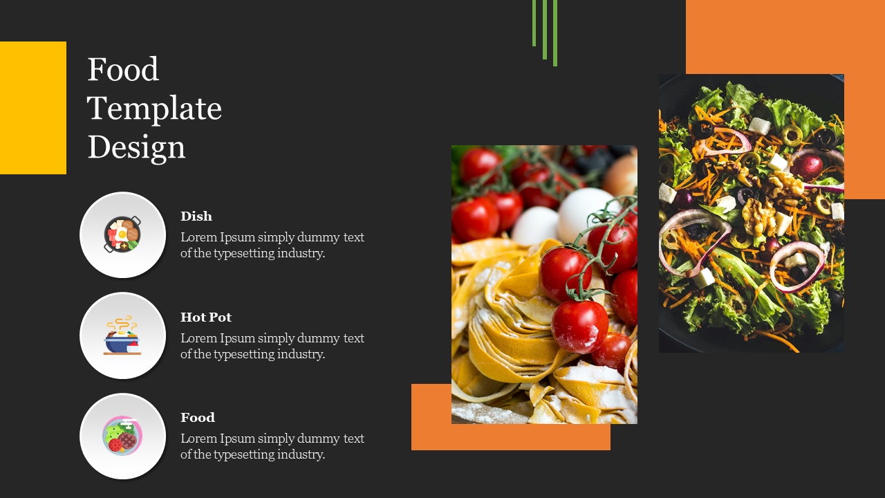 Free - Attractive Food Template Design PowerPoint Presentation